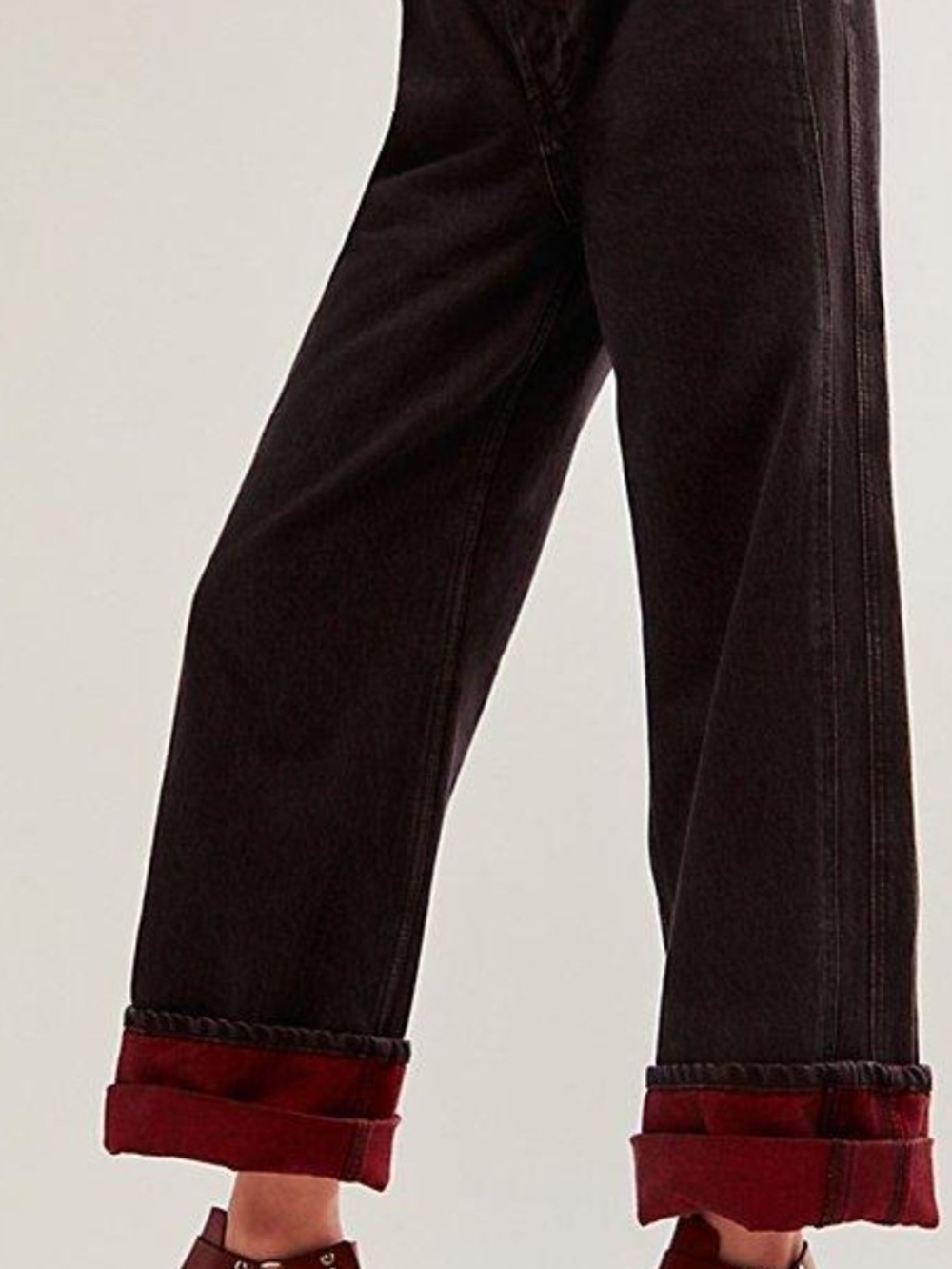 We The Free "Final Countdown" Cuffed Jeans by Free People